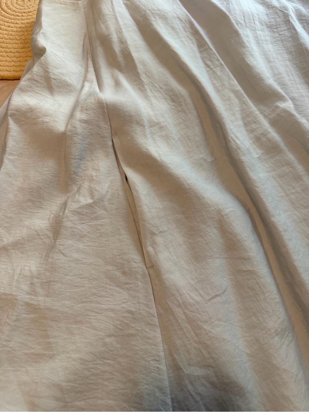 COS Sleeveless Light Gray/Blue Midi Dress - Picture 4 of 7